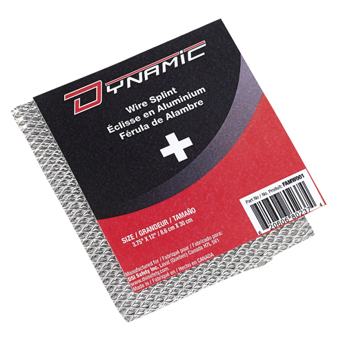 Dynamic Splints, Multipurpose, Aluminum Wire, 12", Class 1 Mukwa Safety Services