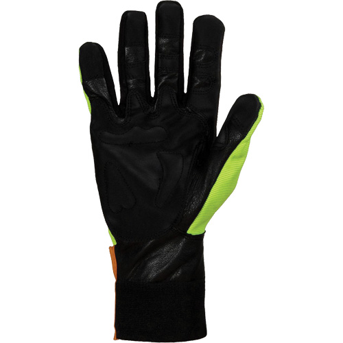 Gants pour scie &agrave; chaîne haute visibilit&eacute; Endura, Taille Grand/9, Paume Ch&egrave;vre Mukwa Safety Services