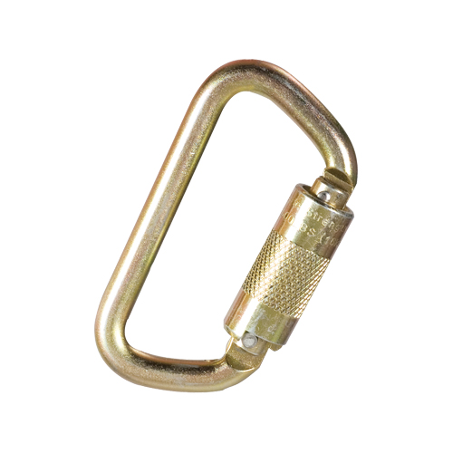 Carabiner, Steel, 5000 lbs Capacity Mukwa Safety Services