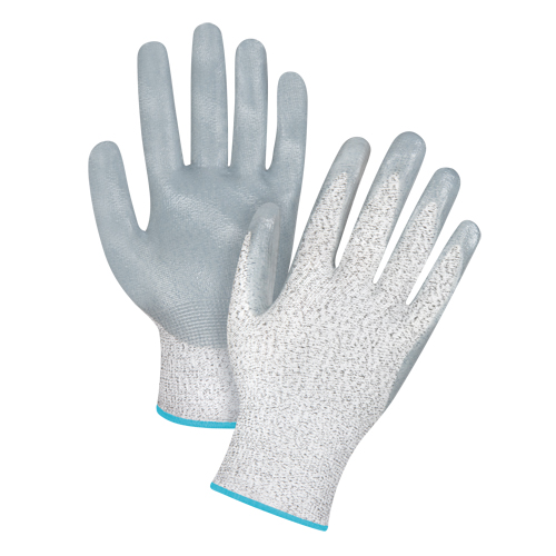 Gants haute performance r&eacute;sistants &agrave; la coupe, Taille T-Grand/10, Calibre 13, Rev&ecirc;tement Nitrile, Enveloppe en PEHP, ANSI/ISEA 105 niveau 4/EN 388 niveau 5 Mukwa Safety Services