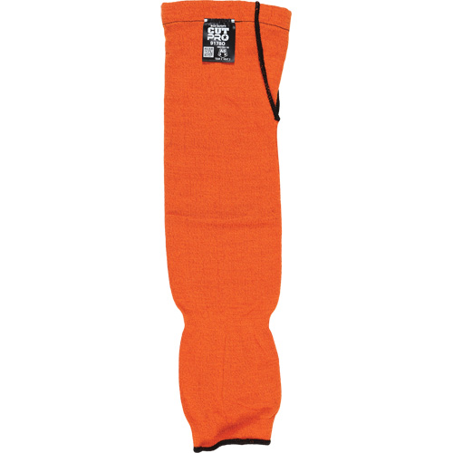 Memphis&reg; Sleeves With Thumb Hole, Kevlar&reg;, 18", ASTM ANSI Level A5, Orange Mukwa Safety Services