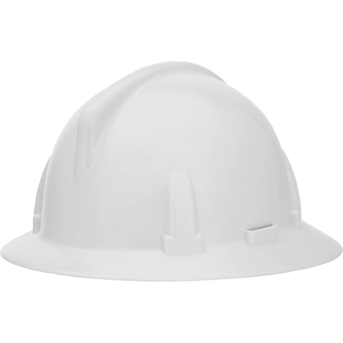 Casque de s&eacute;curit&eacute; &agrave; bordure compl&egrave;te, R&eacute;pond aux normes CSA type 1, Suspension Rochet, Non ventil&eacute; Mukwa Safety Services