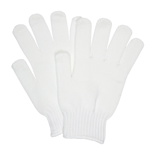 Gants en tricot de poids lourd, Polyester, Calibre 7, Petit Mukwa Safety Services