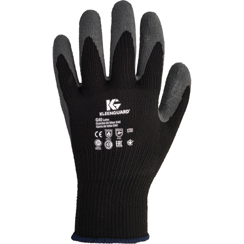 KleenGuard G40 Multi-Purpose Gloves, 7/Small, Rubber Latex Coating, 10 Gauge, Polyester/Cotton Shell Mukwa Safety Services