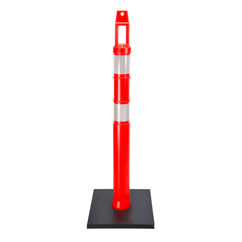 Poteau d&eacute;lin&eacute;ateur de qualit&eacute; sup&eacute;rieure, 42" h, Orange Mukwa Safety Services