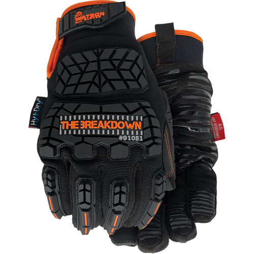 Gants 91051 The Breakdown, Taille Moyen, Rev&ecirc;tement PVC, Enveloppe en Cutshield, ANSI/ISEA 105 niveau 4 Mukwa Safety Services