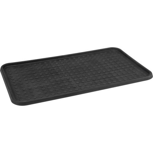 Plateau &agrave; chaussures, Plastique, Noir, 25" lo x 14" la Mukwa Safety Services