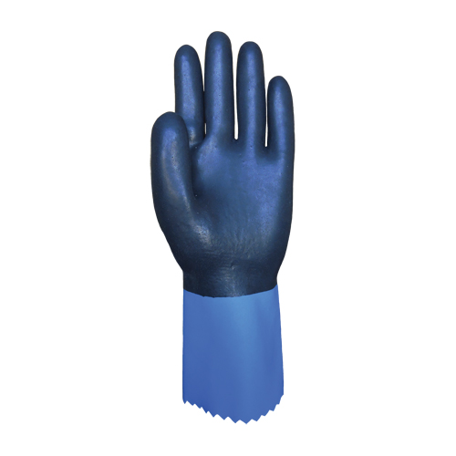 Gants enti&egrave;rement tremp&eacute;s et r&eacute;sistants aux produits chimiques Summitech, Taille Petit/7, 11,8" lo, Chloropr&egrave;ne, Doublure en Poly-coton, 59 mils Mukwa Safety Services