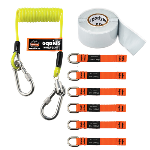 Squids&reg; 3180 Tool Tethering Kit Mukwa Safety Services