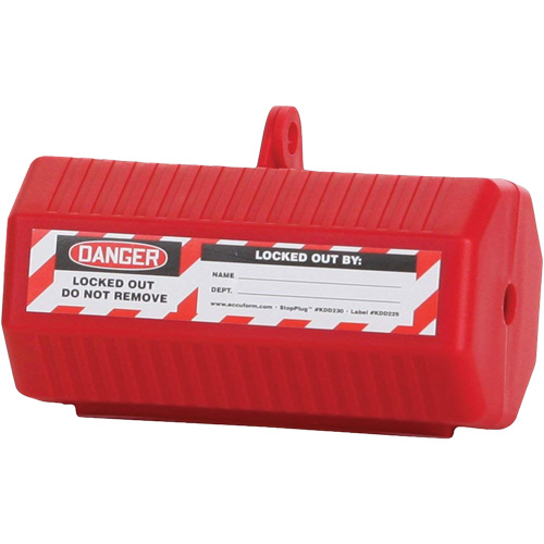 Stopout&reg; StopPlug Lockout, Plug Type Mukwa Safety Services