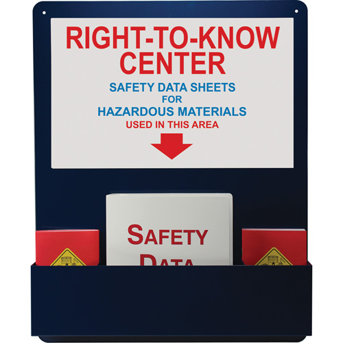 Station d'information de style panier en aluminium, Anglais, Compris reliures Mukwa Safety Services