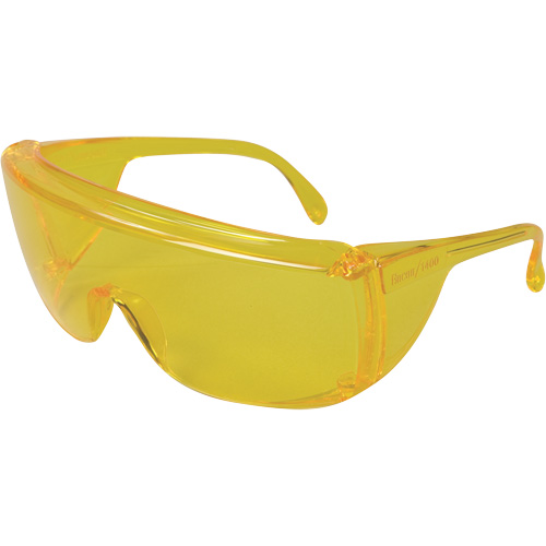Lunettes de s&eacute;curit&eacute; s&eacute;rie 1400 Veratti Tuff Spec, Lentille Ambr&eacute;e, ANSI Z87+/R&eacute;pond ou surpasse la norme CSA Z94.3 Mukwa Safety Services