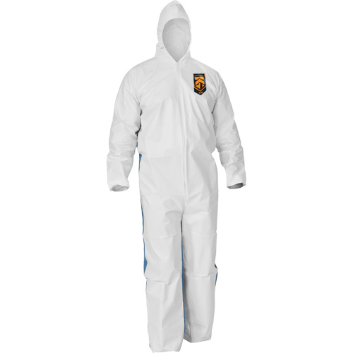 Combinaisons avec dos respirant Kleenguard A40, Grand, Bleu/Blanc, Microporeux/SMS Mukwa Safety Services