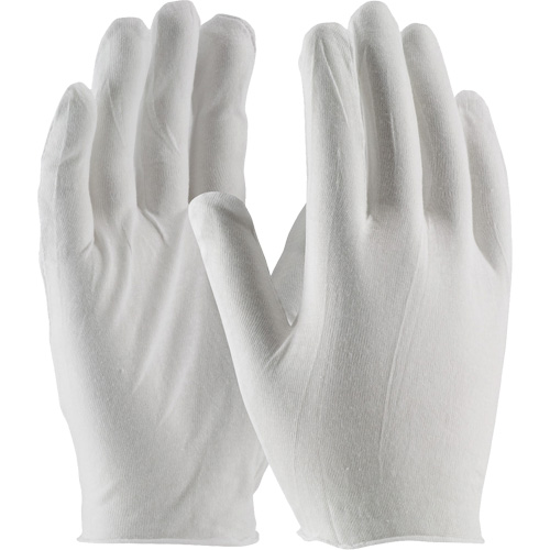 Inspection Gloves, Cotton, Unhemmed Cuff, One Size Mukwa Safety Services