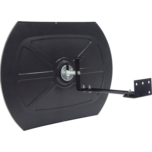Roundtangular Convex Mirror with Bracket, 18" H x 26" W, Indoor/Outdoor Mukwa Safety Services
