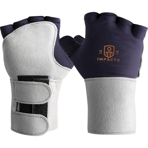Anti-Impact Glove with Wrist Support, Cotton, Left Hand, X-Small Mukwa Safety Services