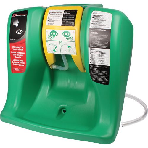 Douche oculaire Dynamic, Aliment&eacute; par gravit&eacute;, Capacit&eacute; 16 gal., Conformit&eacute; ANSI Z358.1 Mukwa Safety Services