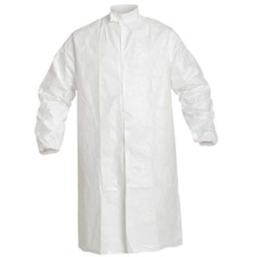 Lab Coat, Tyvek&reg; IsoClean&reg;, White, Small Mukwa Safety Services