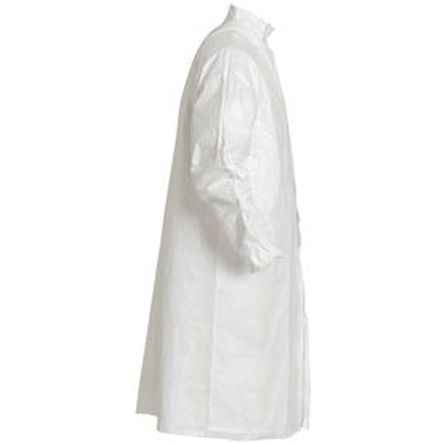 Lab Coat, Tyvek&reg; IsoClean&reg;, White, Small Mukwa Safety Services