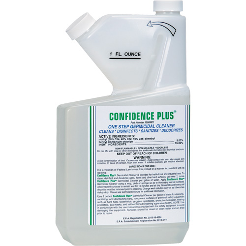Confidence Plus Germicidal Respirator Cleaner, Liquid Mukwa Safety Services