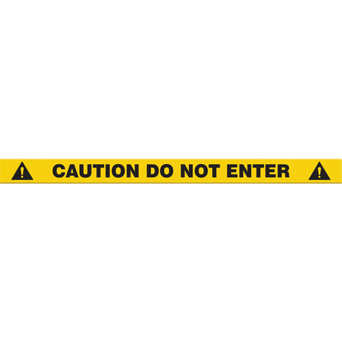 Marqueur robuste pour le sol Tough-Mark, Rectangle, 48" lo x 4" la, Jaune, Poly&eacute;thyl&egrave;ne Mukwa Safety Services