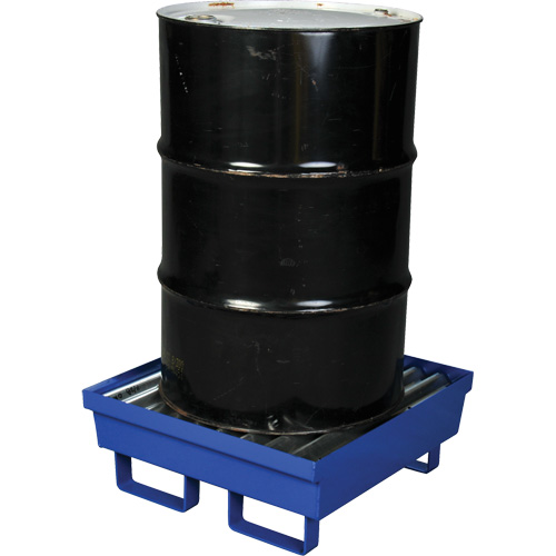 Palette de confinement des d&eacute;versements en acier, Capacit&eacute; de d&eacute;versement 17 gal. US, 27" x 25,75" x 6" Mukwa Safety Services