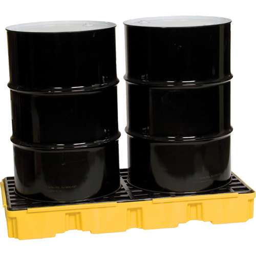 Modular Spill Platform, 30 US gal. Spill Capacity, 51.5" x 26.25" x 6.5" Mukwa Safety Services
