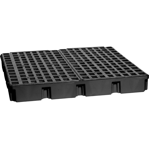 Modular Spill Platform, 60.5 US gal. Spill Capacity, 51.5" x 51.5" x 6.5" Mukwa Safety Services