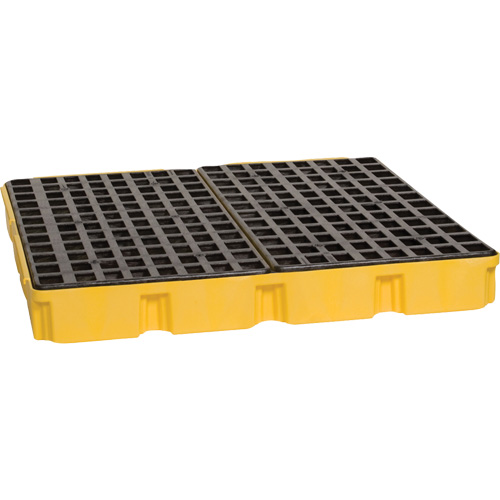 Plateforme de d&eacute;versement modulaire, Capacit&eacute; de d&eacute;versement 60,5 gal. US, 51,5'' x 51,5'' x 6,5" Mukwa Safety Services