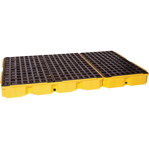 Plateforme de d&eacute;versement modulaire, Capacit&eacute; de d&eacute;versement 88 gal. US, 51,5'' x 78,25" x 6,5" Mukwa Safety Services