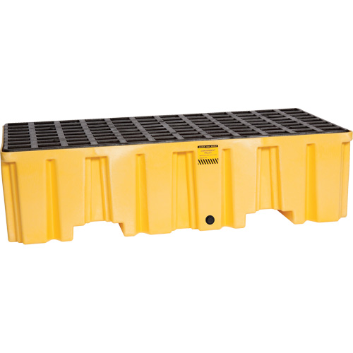 Spill Containment Pallet, 66 US gal. Spill Capacity, 26.25" x 51" x 13.75" Mukwa Safety Services