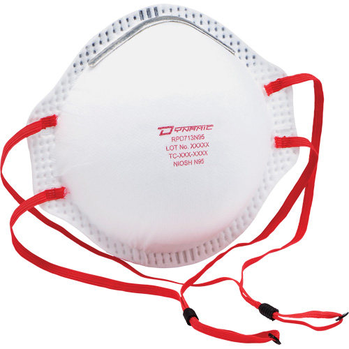 Dynamic Particulate Respirator, N95, NIOSH Certified, One Size Mukwa Safety Services