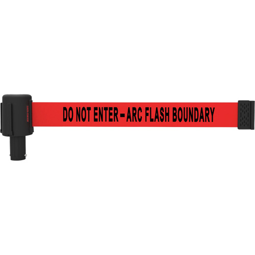 PLUS Banner Cassettes, Do Not Enter - Arc Flash Boundary, 15', Red Tape Mukwa Safety Services