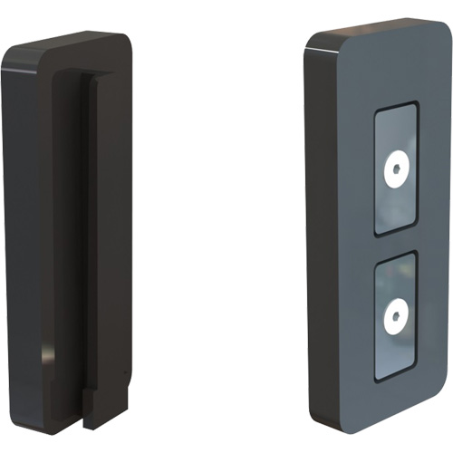 Embout magn&eacute;tique pour ruban/banni&egrave;re PLUS, Noir Mukwa Safety Services