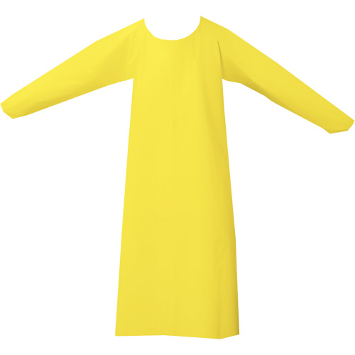 CoverMe Gown, One Size, Yellow, Polyurethane Mukwa Safety Services
