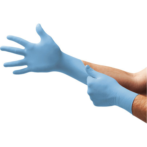 Xceed&reg; XC-310 Examination Gloves, Small, Nitrile, 4.3-mil, Powder-Free, Blue, Class 2 Mukwa Safety Services