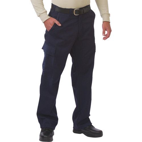 Pantalons cargo Westex UltraSoft, 30, x 36, Bleu marin, 12,4 cal/cm2 Mukwa Safety Services