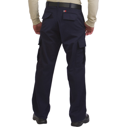 Pantalons cargo Westex UltraSoft, 30, x 36, Bleu marin, 12,4 cal/cm2 Mukwa Safety Services