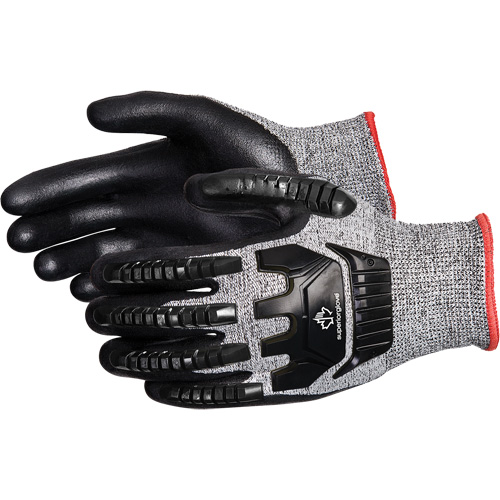 TenActiv Anti-Impact Cut-Resistant Composite Knit Gloves, 6, Synthetic Palm, Knit Wrist Cuff Mukwa Safety Services