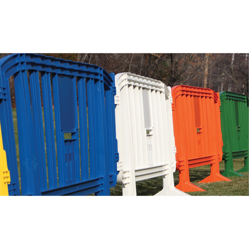 Barricade Movit, Emboîtables, 78" lo x 39" h, Vert Mukwa Safety Services