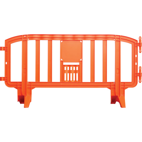 Movit Barricade, Interlocking, 78" L x 39" H, Orange Mukwa Safety Services