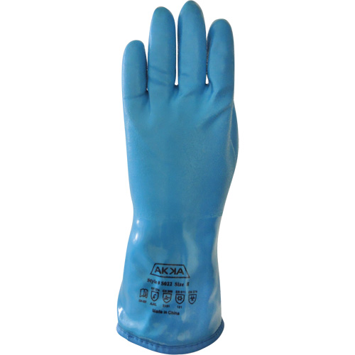 S022 Chemical-Resistant Gloves, Size 8, 11.8" L, PVC, Acrylic Inner Lining, Winter Weight Mukwa Safety Services