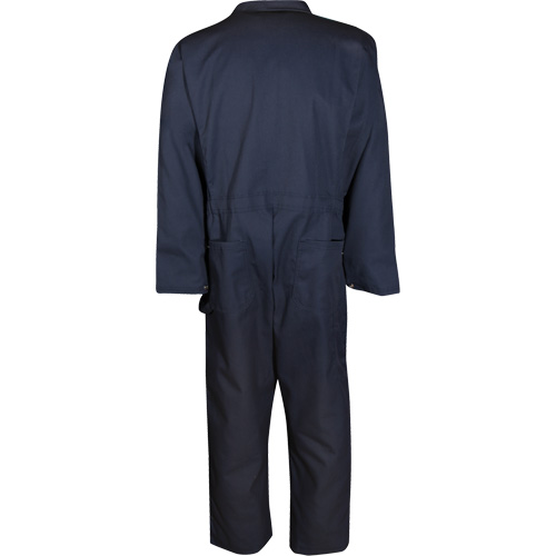 Twill Workwear Deluxe Coveralls, Men's, Navy Blue, Size 36 Mukwa Safety Services