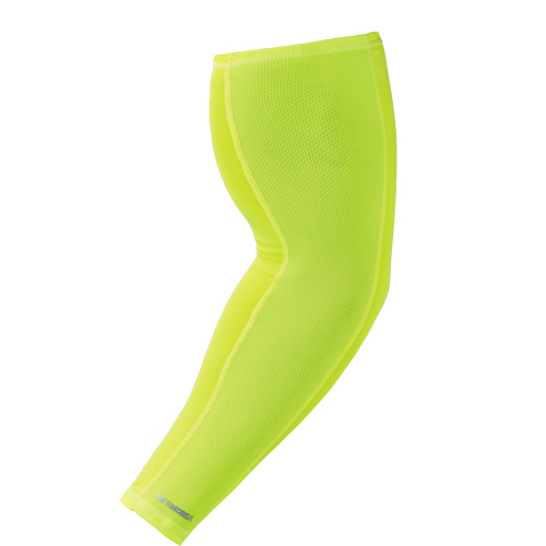 Chill-Its&reg; 6690 Cooling Arm Sleeves, 17", Polyester, Lime Mukwa Safety Services