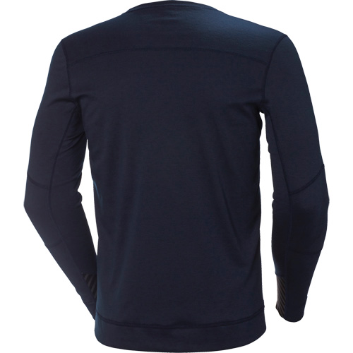 Lifa&reg; Max Moisture-Wicking Crewneck Undershirt, Men's, X-Small, Navy Blue Mukwa Safety Services