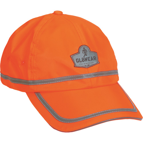 GloWear&reg; 8930 High Visibility Baseball Cap, High Visibility Orange, Polyester Mukwa Safety Services