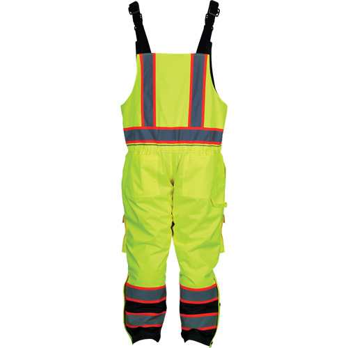 Combinaison isol&eacute;e, Polyester/Polyur&eacute;thane, Petit, Jaune lime haute visibilit&eacute; Mukwa Safety Services