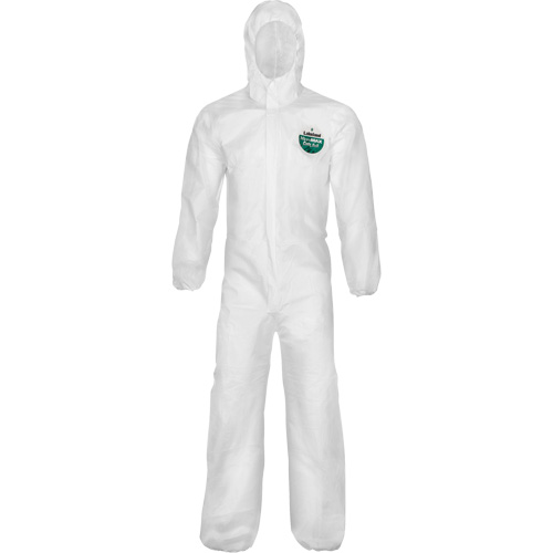 MicroMax&reg; NS Cool Suit Coveralls, Small, White, Microporous/Polypropylene Mukwa Safety Services