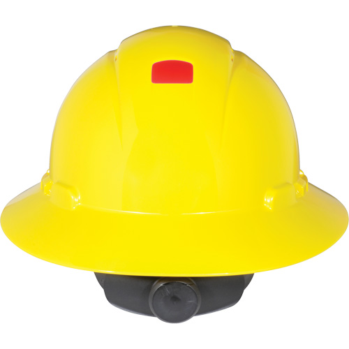 Casque de s&eacute;curit&eacute; &agrave; bordure compl&egrave;te avec capteur Uvicator, Suspension Rochet Mukwa Safety Services