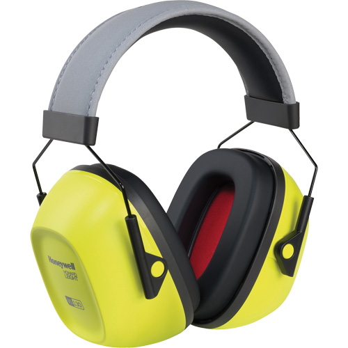Howard Leight VS130HV  VeriShield High Level High Visibility Earmuffs, Headband, 30 NRR dB Mukwa Safety Services